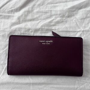 Kate Spade Burgundy Women's Wallet